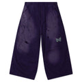 Cotton French Terry Deconstructed Sweatpant Purple
