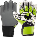 Uhlsport Eliminator Soft Graphit SupportFrame Goalkeeper Gloves White Green