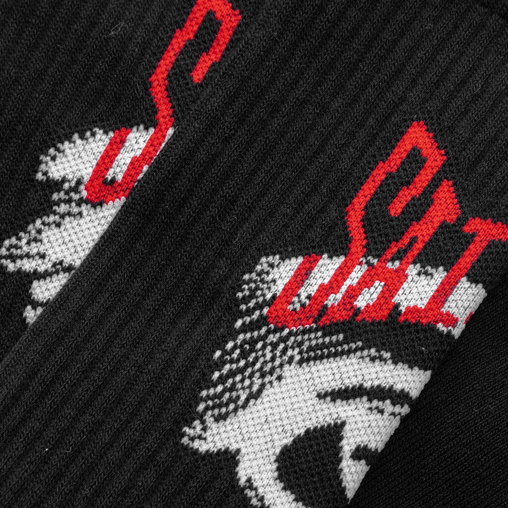 Saint Eye Socks Black