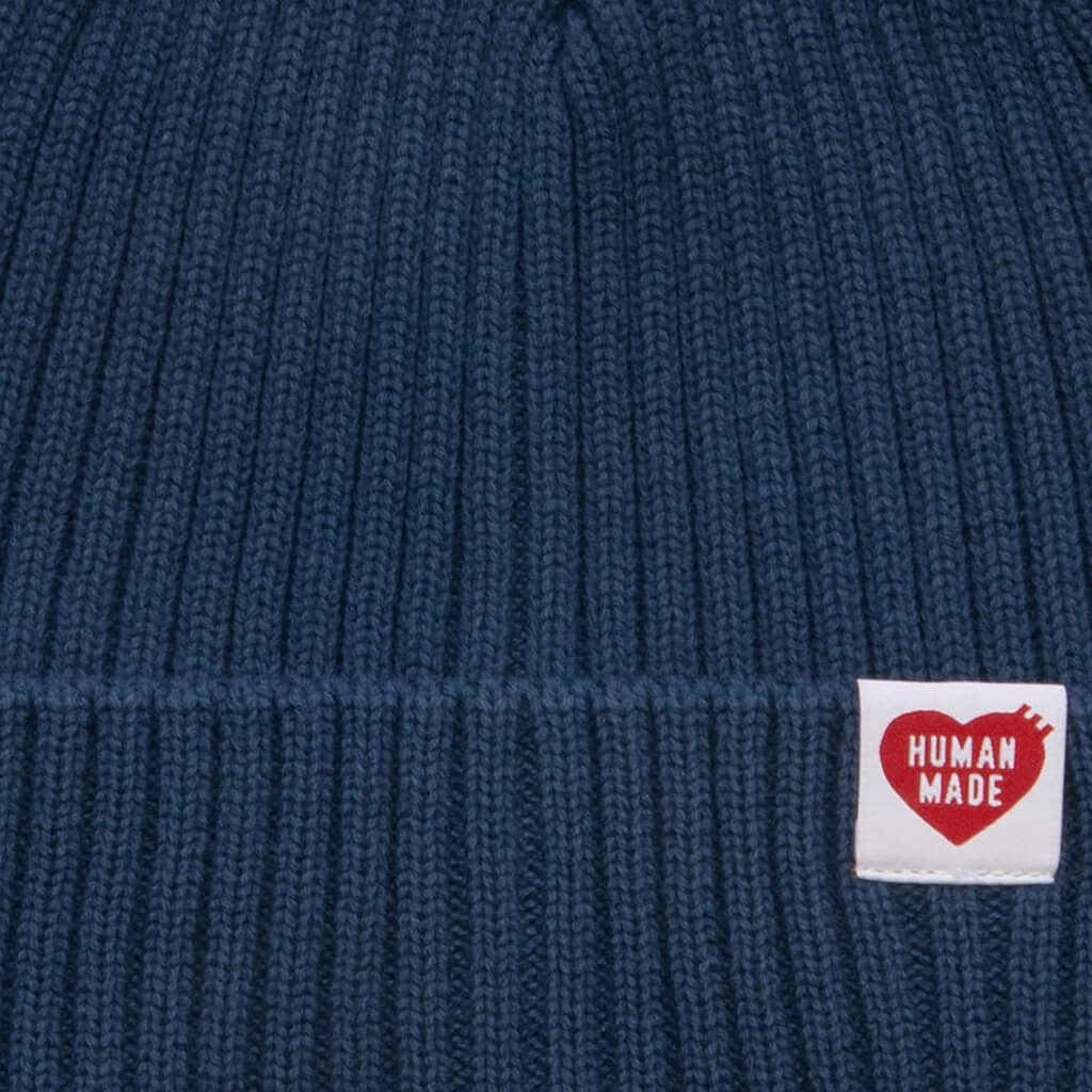Cotton Rib Beanie Navy