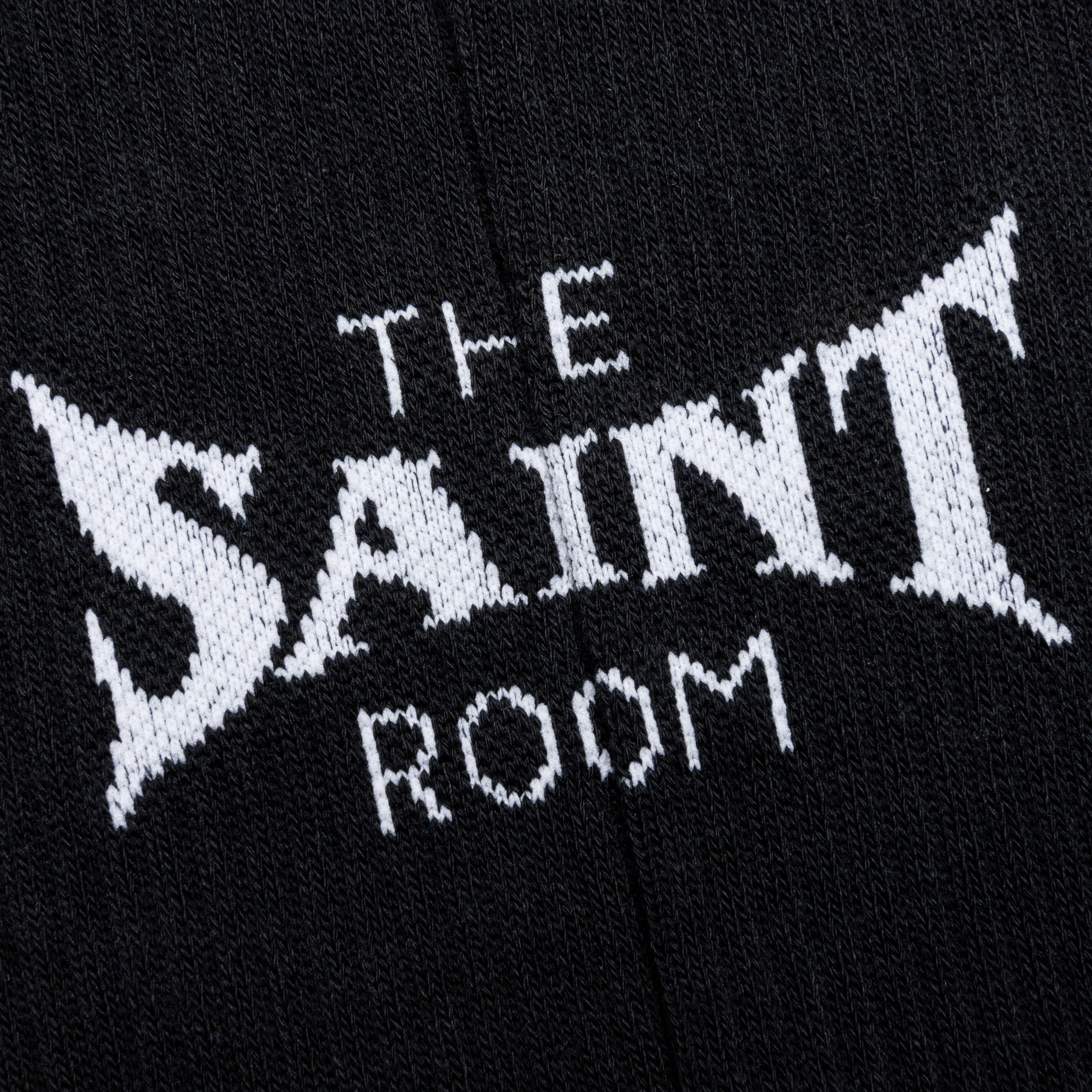 Saint Michael x Shermer Academy S Room Sock Black White
