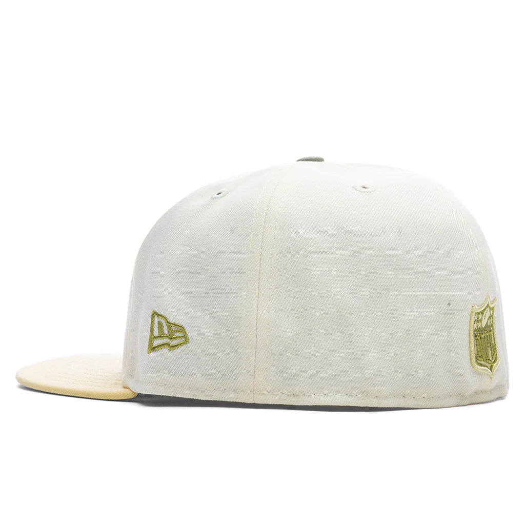 Feature x New Era 59FIFTY Fitted Las Vegas Raiders Chrome White Soft Yellow