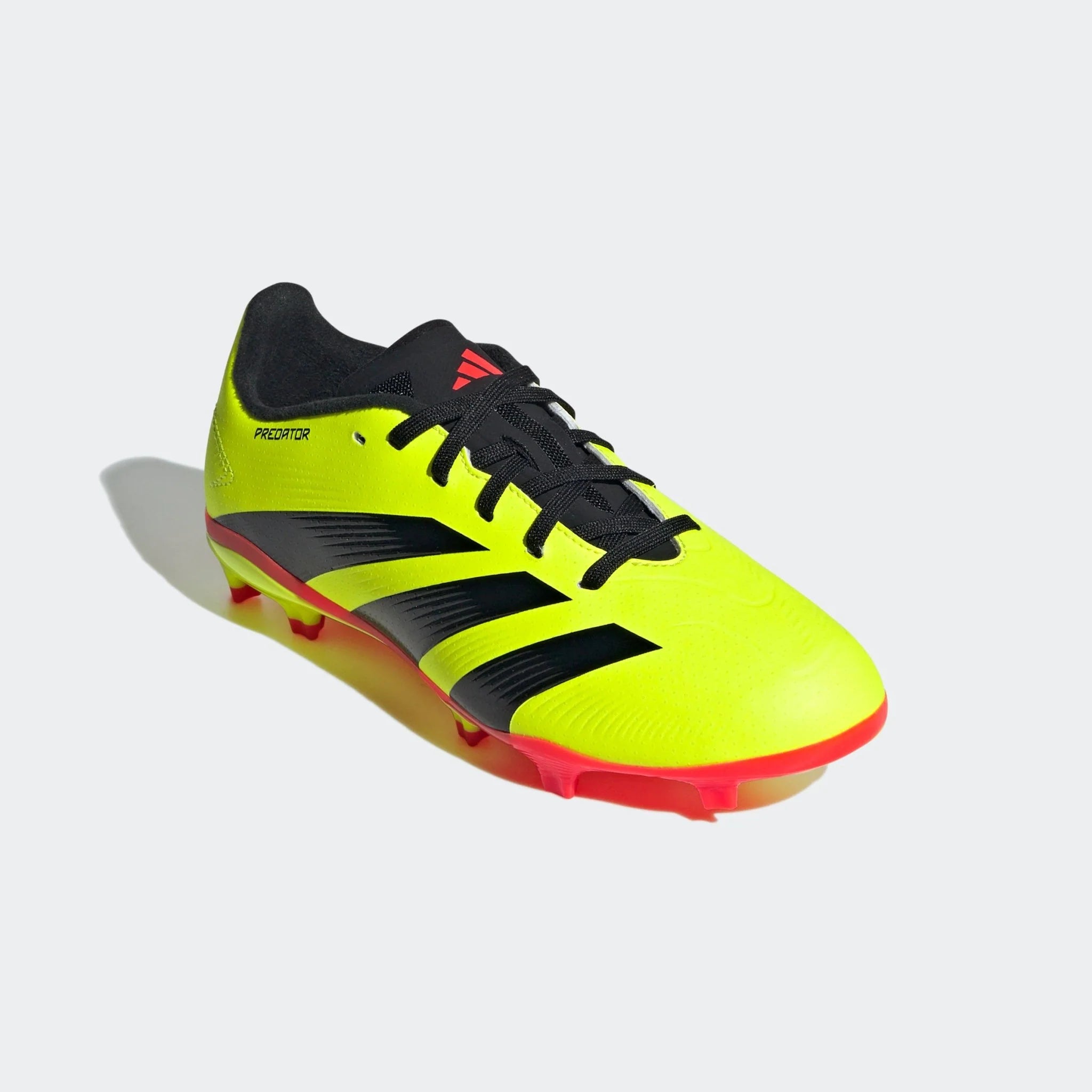 adidas Predator League FG J Firm Ground Soccer Cleats Team Solar Yellow Black Solar Red