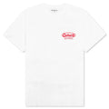 S S Logo T Shirt White