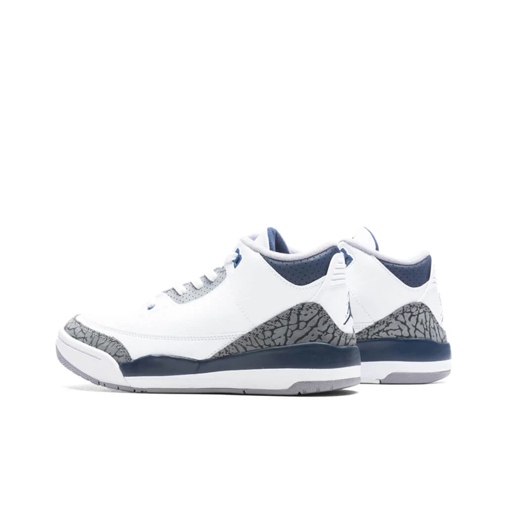 Air Jordan 3 Retro PS White Midnight Navy Cement Grey