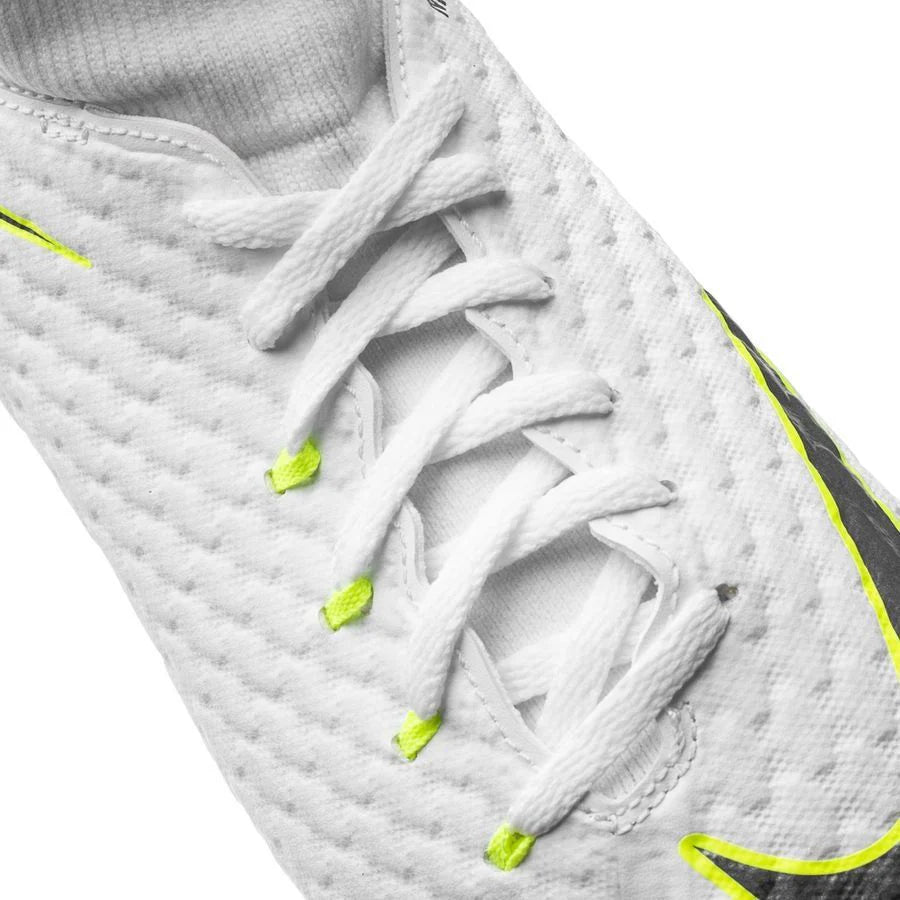 Kids Nike Jr Hypervenom Phantom 3 Academy Dynamic Fit FG Firm Ground Football Boot White Grey Volt