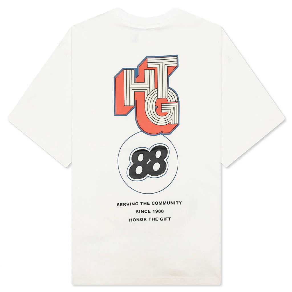 Community S S Tee White