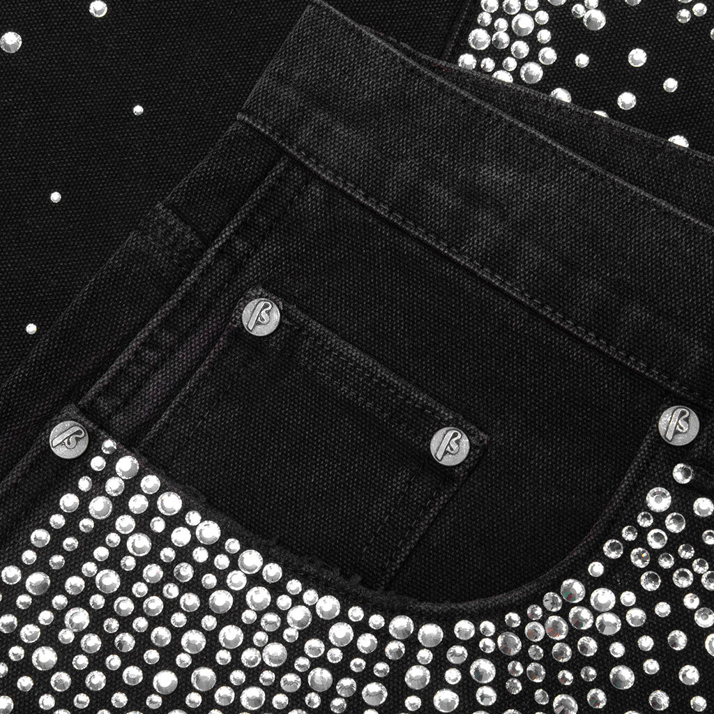 20K Diamond Jorts Black