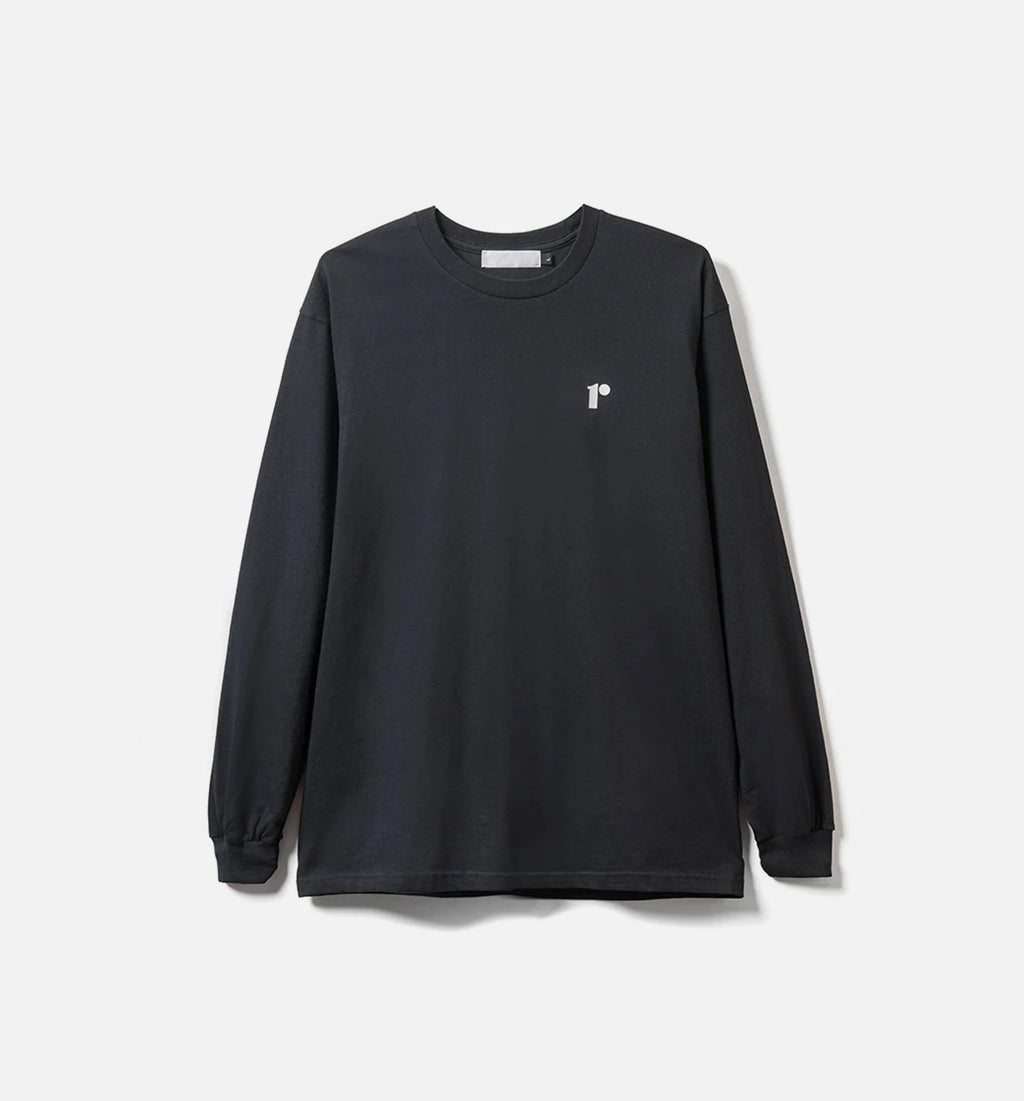 Full Circle Mens Long Sleeve T Shirt Black
