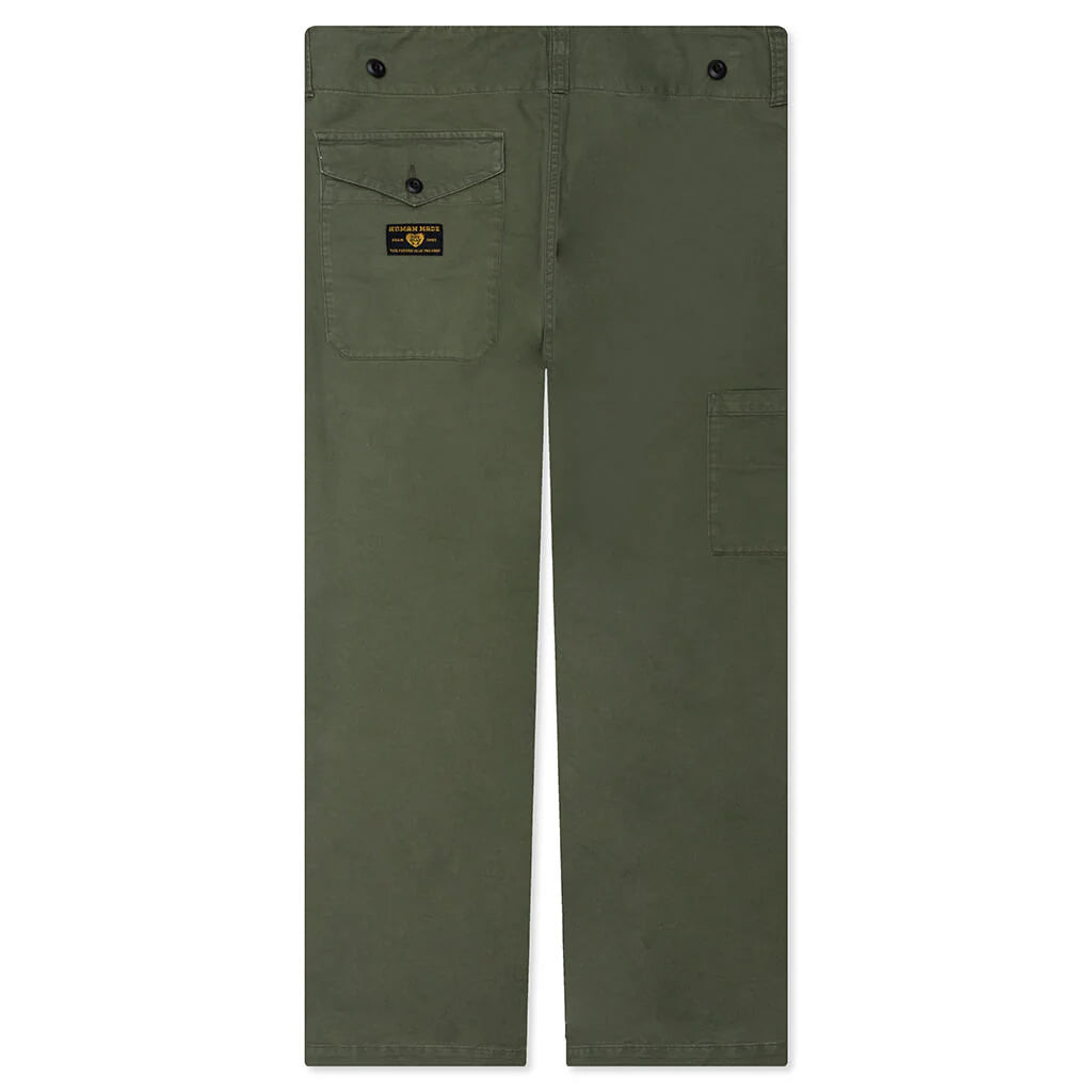 Straight Cargo Pants Olive Drab