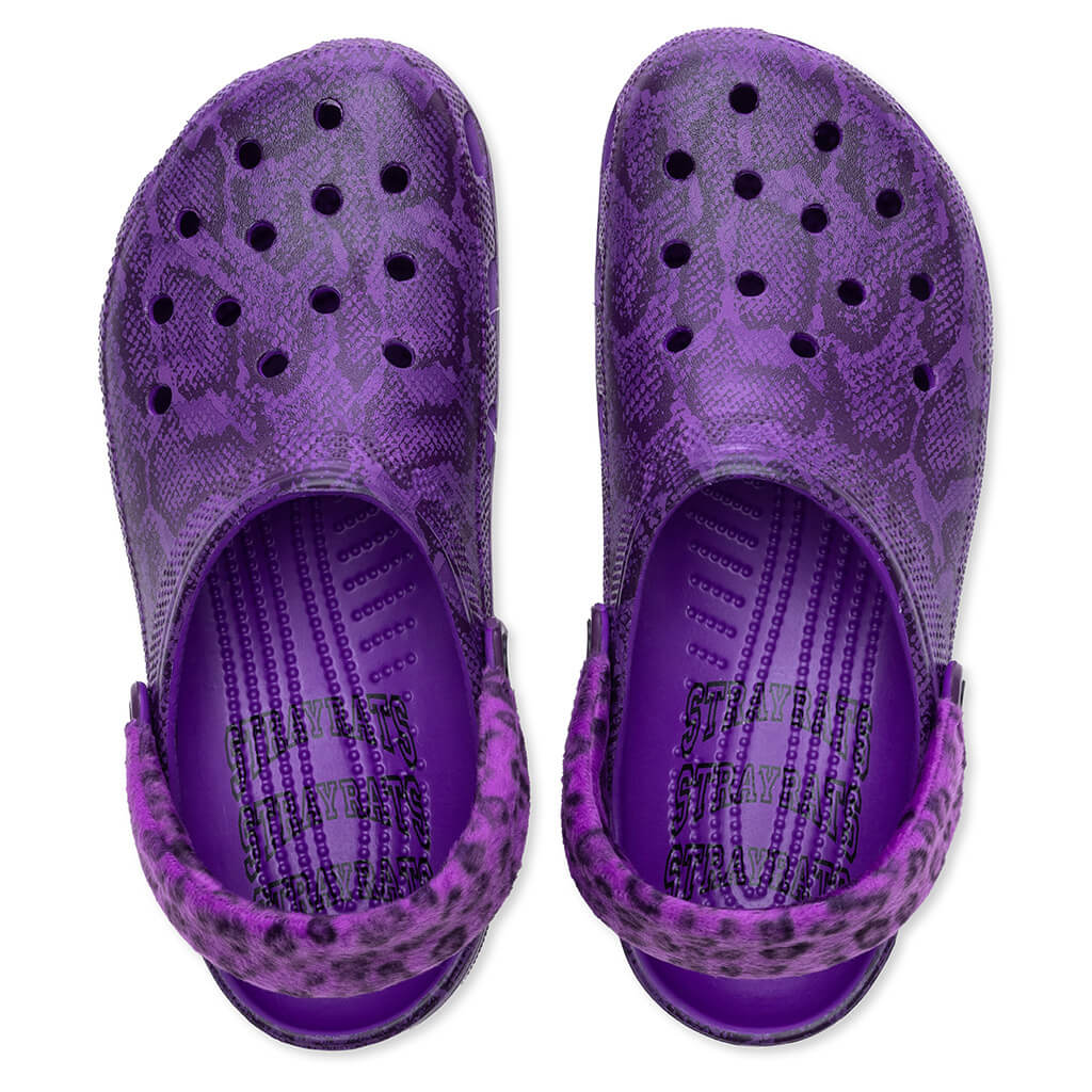 Crocs x Stray Rats Classic Clog Ultraviolet