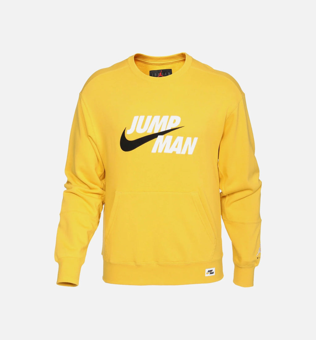 Jumpman Sweatshirt Mens Crew Pollen