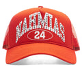 Studded Nahmias Marque Trucker Hat Orange