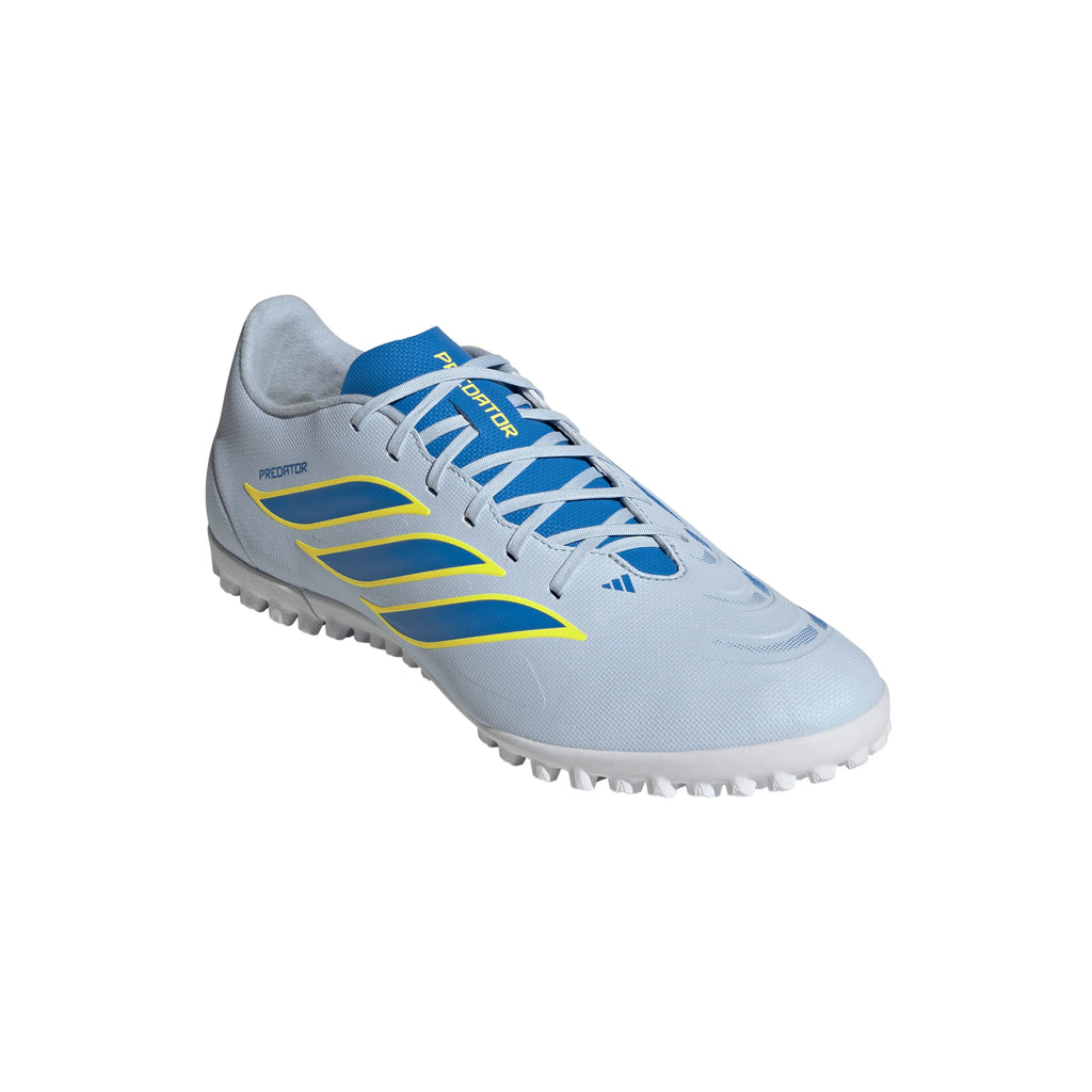 adidas Predator Club TF Turf Mens Soccer Cleats Sky Blue Yellow