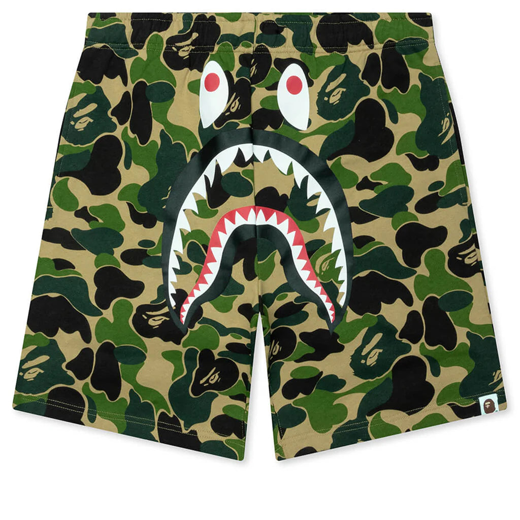 ABC Camo Shark Sweat Shorts Green