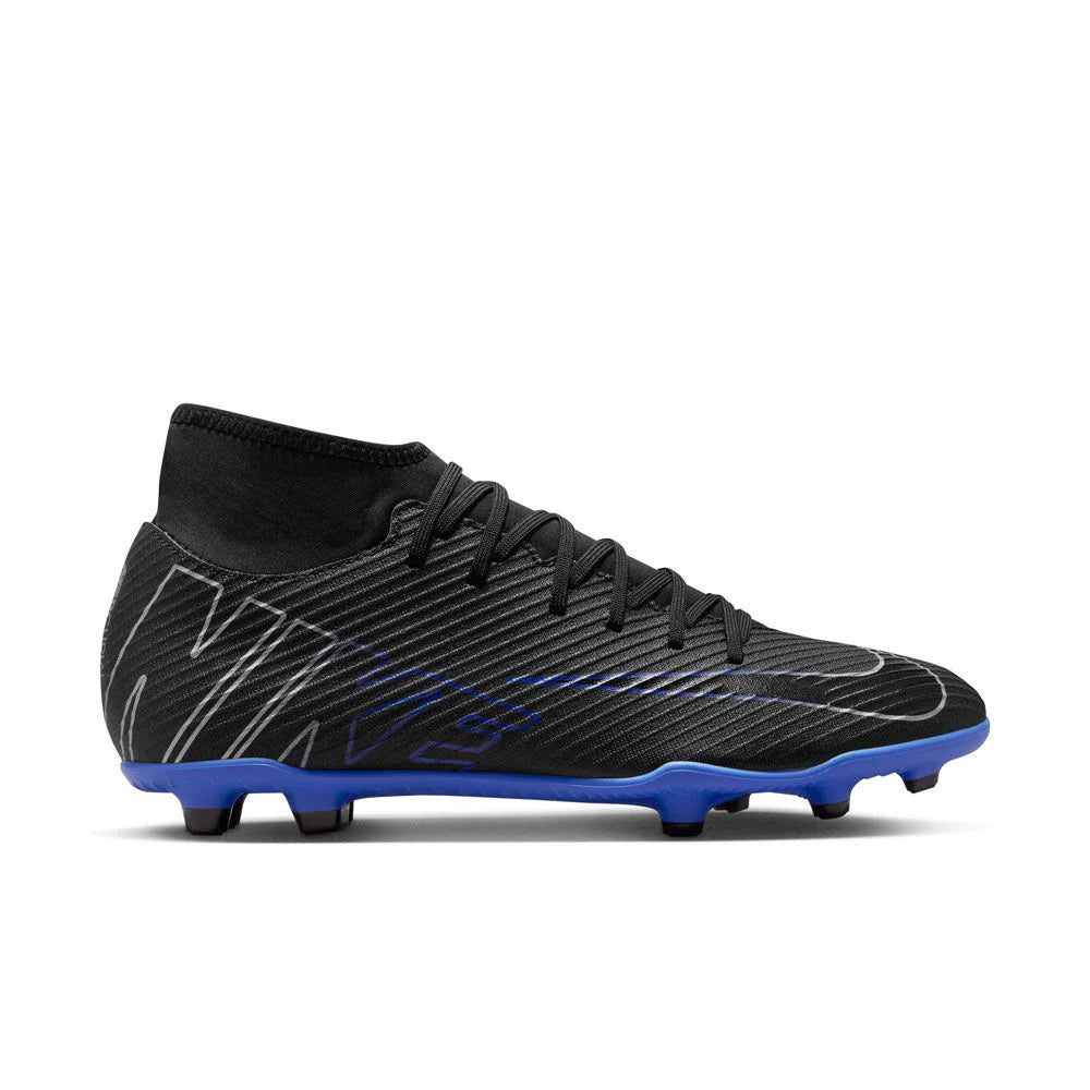 Nike Mercurial Superfly 9 Club Multi Ground Soccer Cleats Black Hyper Royal Chrome