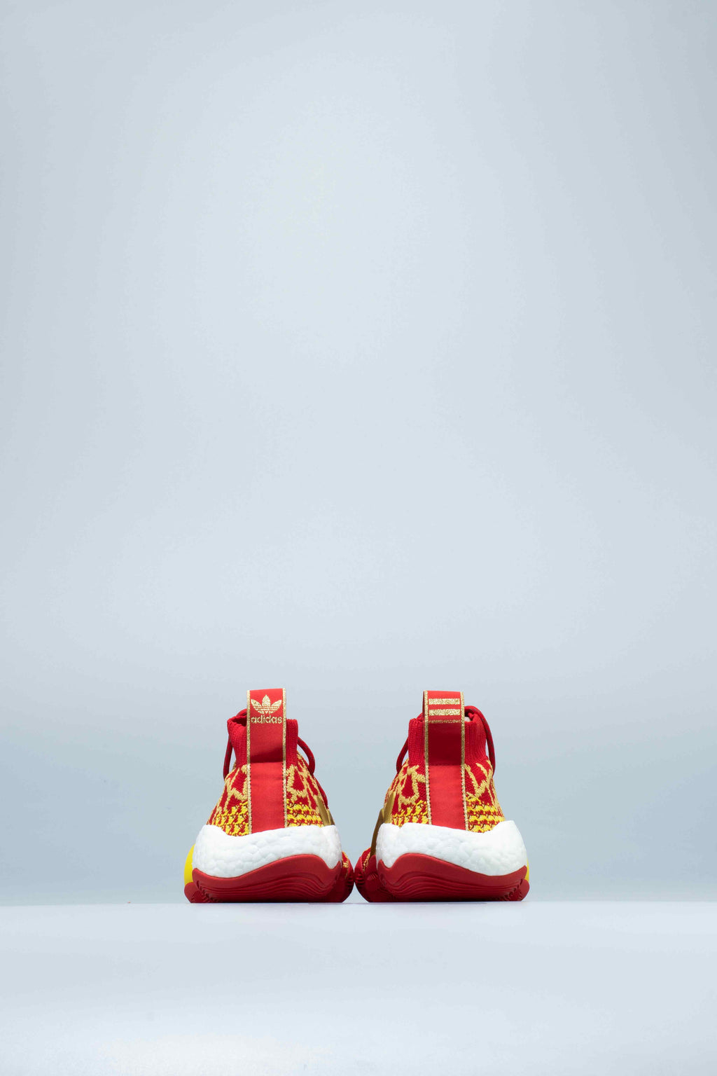 Pharrell Williams X adidas Crazy BYW Chinese New Year Mens Shoe Scarlet Bright Yellow