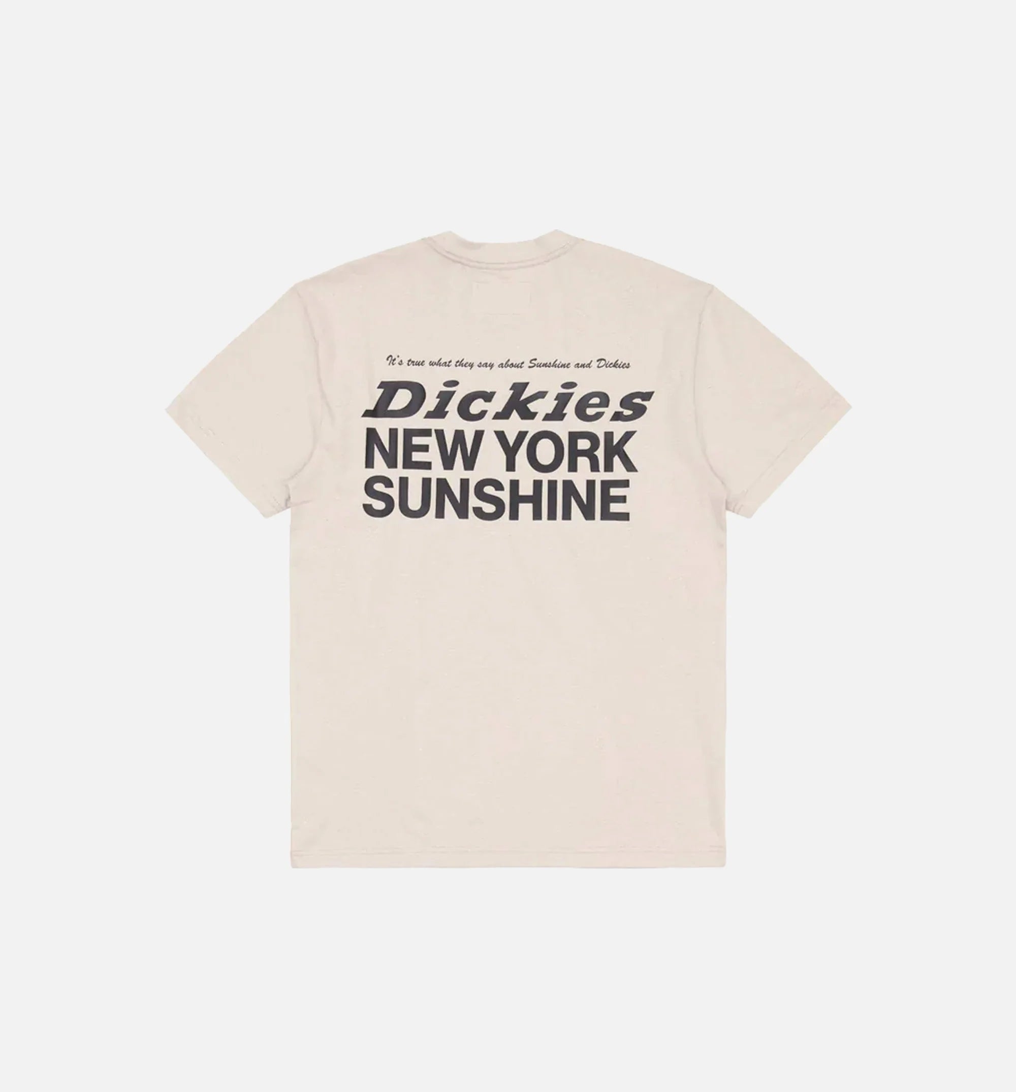 NYS Sun Dyed In Texas Heavyweight Pocket Short Sleeve Tee Mens T Shirt White