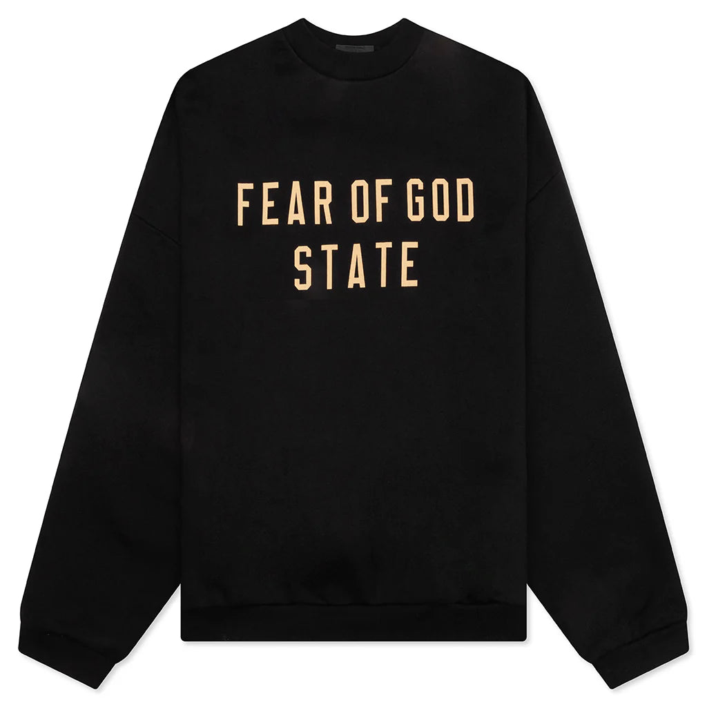 Fleece Crewneck Black