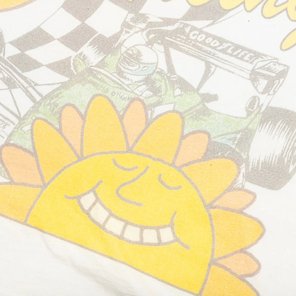 Feature x CRTFD Wellness Racing T Shirt White