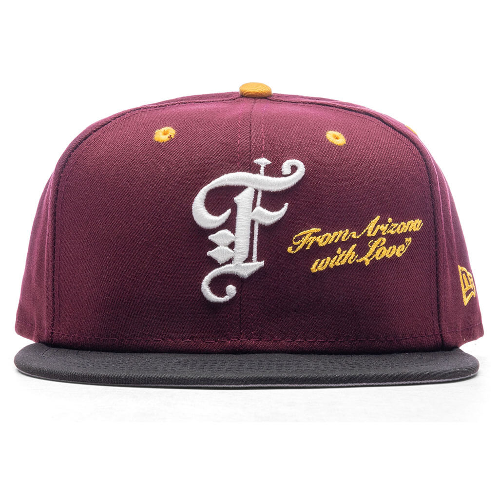 Feature x New Era AZ 59FIFTY Fitted Maroon Black