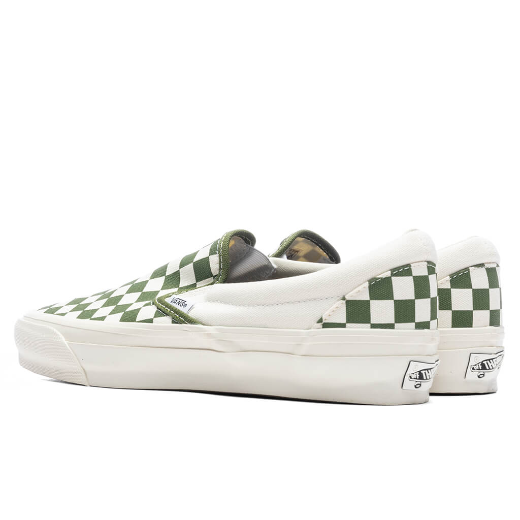 Premium Slip On 98 Checkerboard Pesto