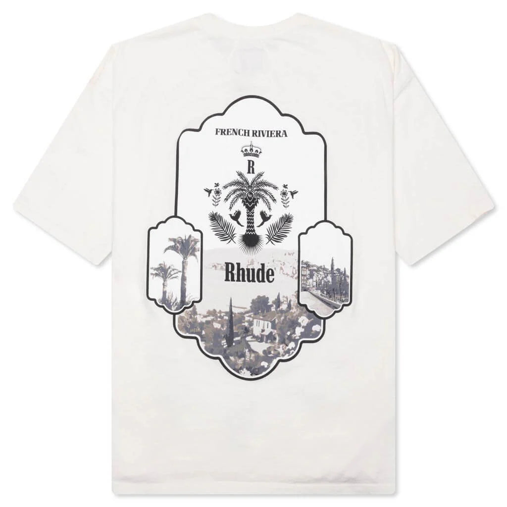Azur Mirror Tee Vintage White