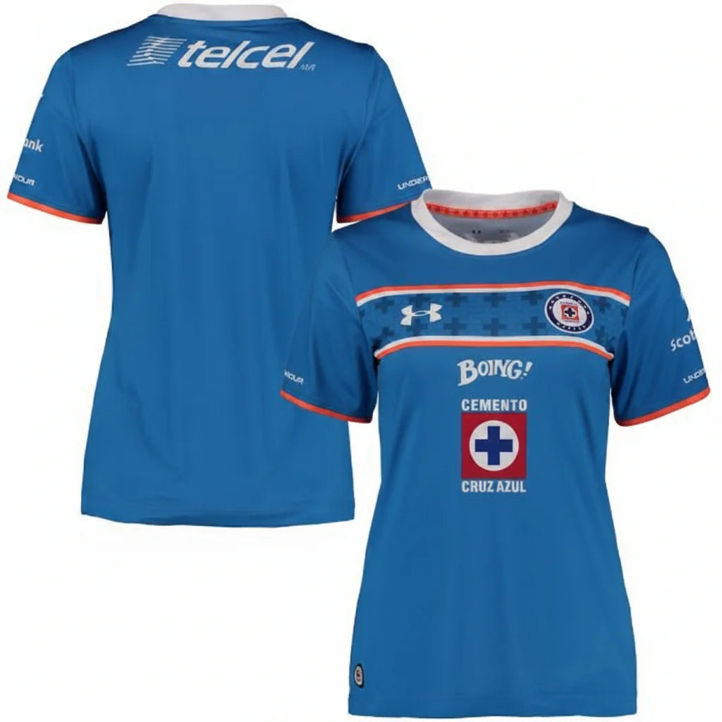 Under Armour Cruz Azul Home Womens Jersey 15 Blue