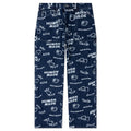 Printed Denim Baggy Jeans Indigo