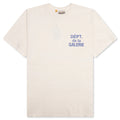 French S S Tee Cream Blue