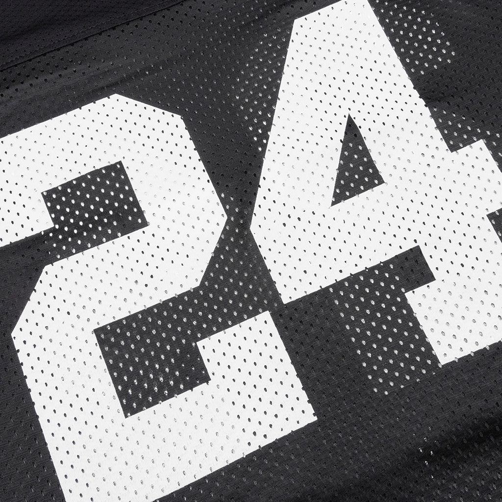 24 Mesh Boxy Jersey Black
