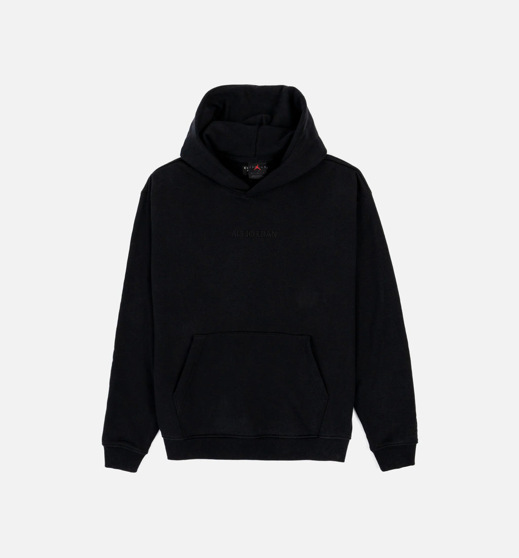 Wordmark Fleece Mens Hoodie Black