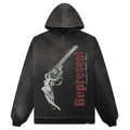 Loaded With Love Hoodie Stained Black