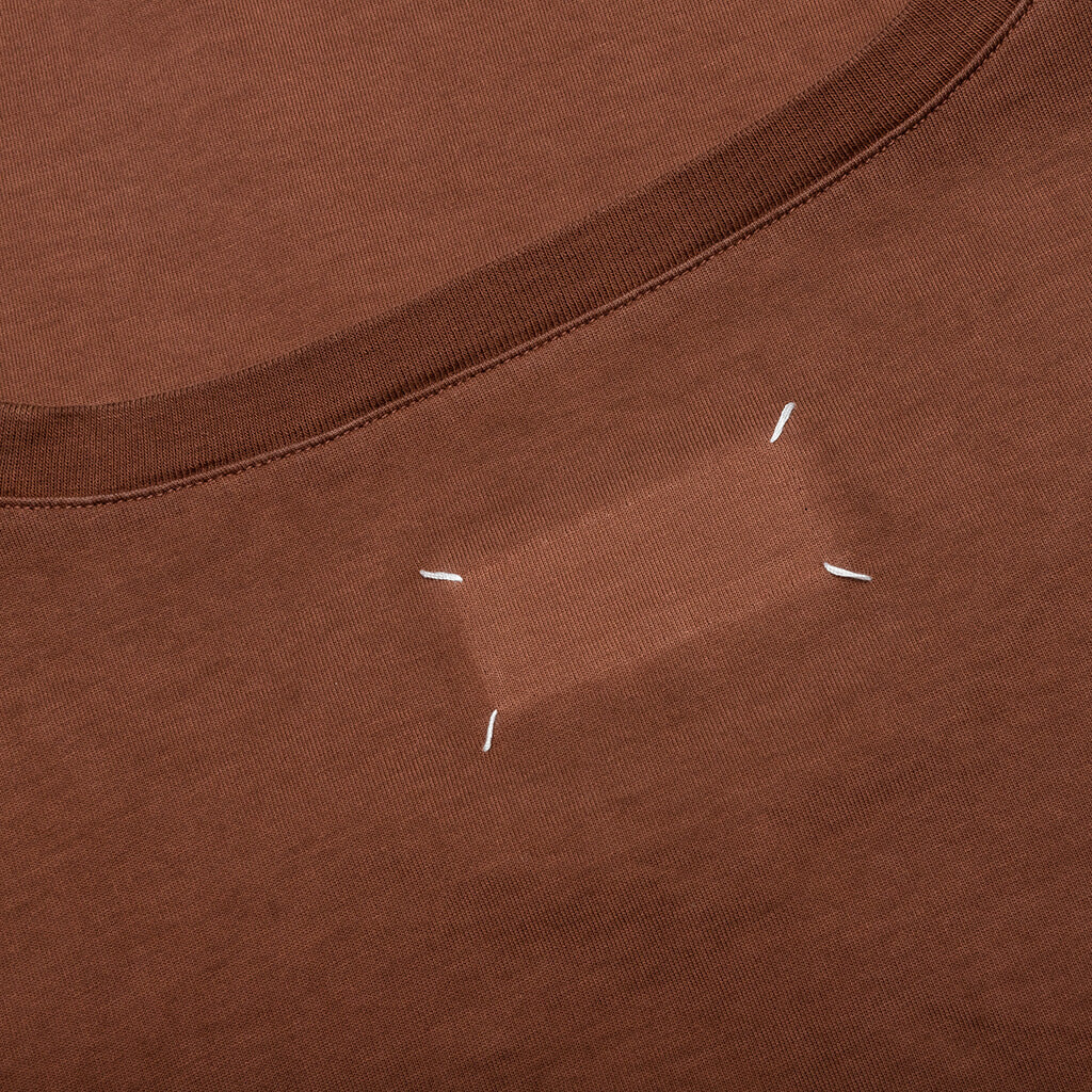 Distressed T Shirt Faded Red
