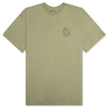 BB Linework S S Knit Oil Green