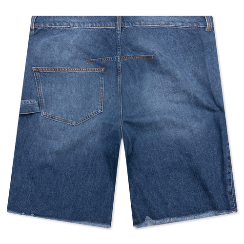Twisted Workwear Shorts Light Blue Denim