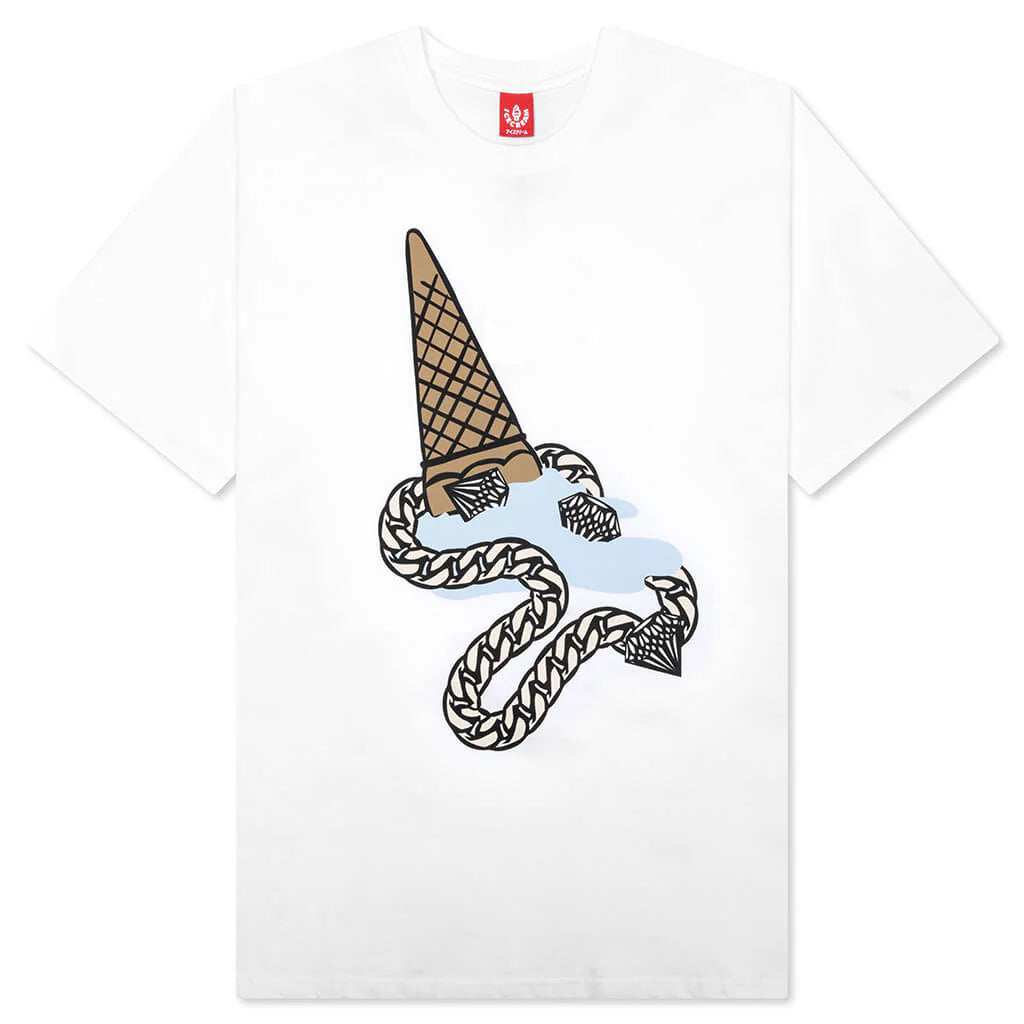 Drop S S Tee White