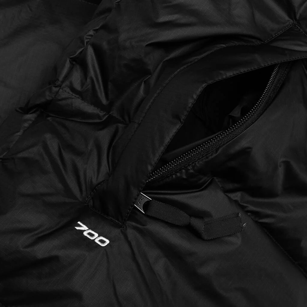 1996 Retro Nuptse Vest Black Red