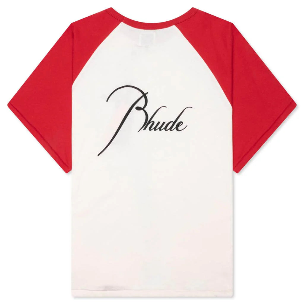 Raglan Tee Vintage Red