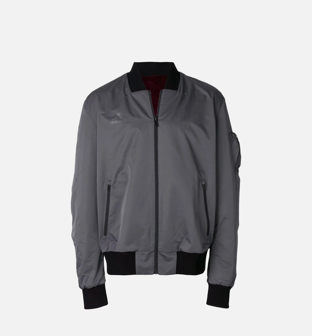 Tango Pogba Mens Reversible Jacket Maroon Grey