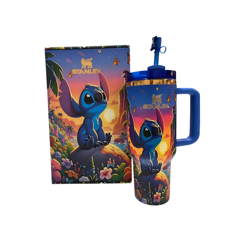 Copo Térmico Stitch Tumbler 12L Inox com Tampa Hermética