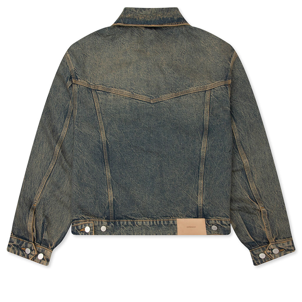 Denim Trucker Blue Cream