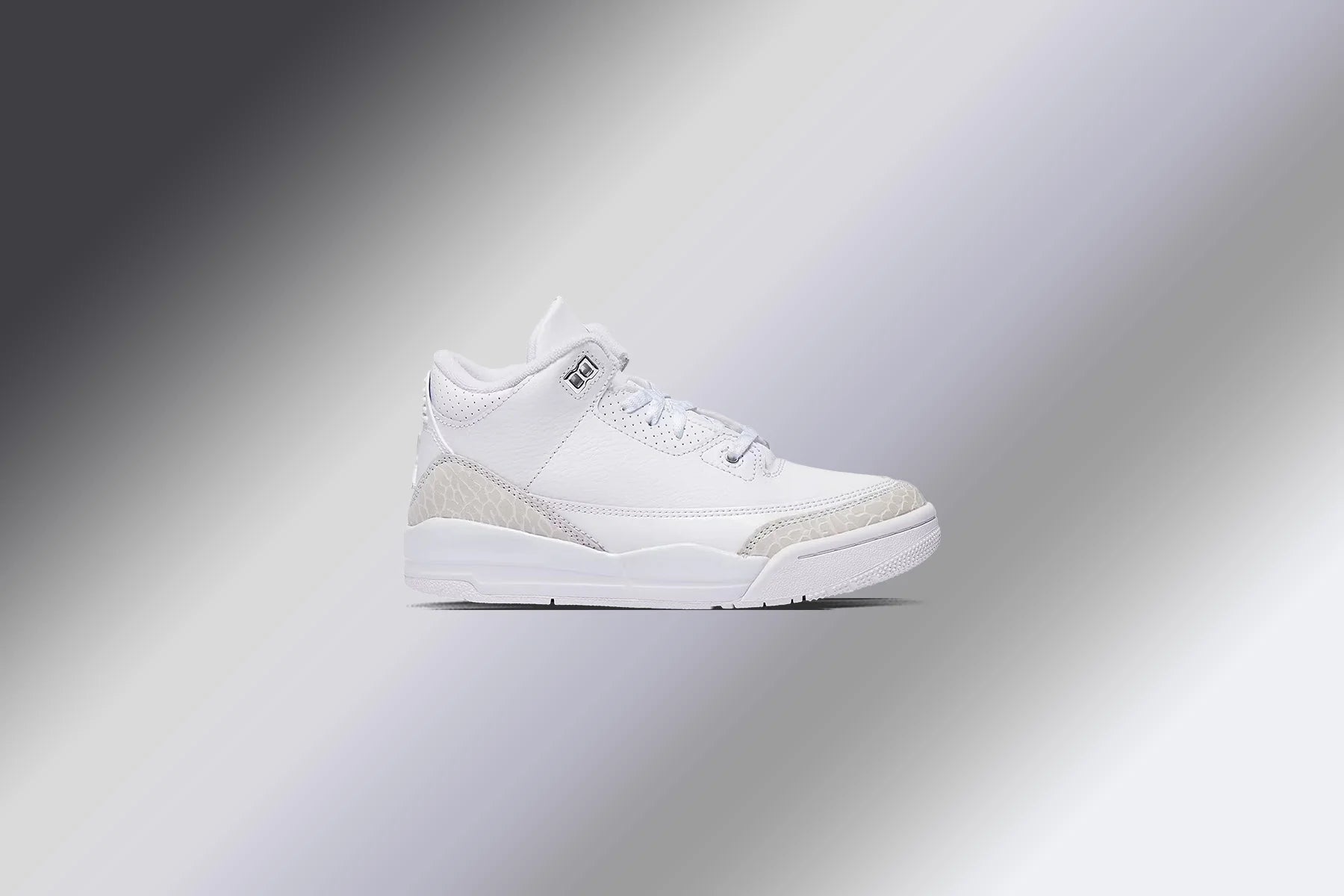 Air Jordan 3 Retro Pure Money PS White Metalic Silver
