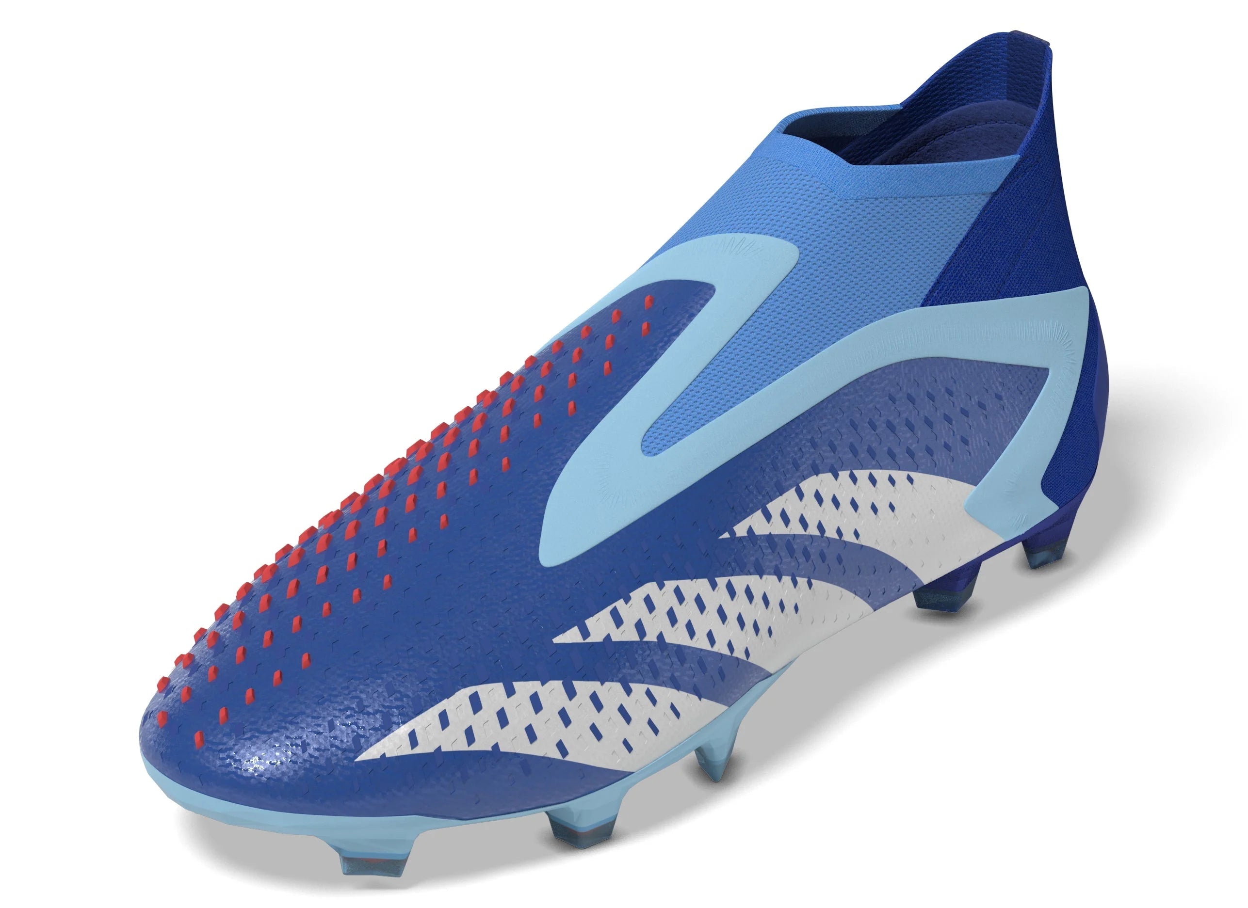 adidas Predator Accuracy FG Firm Ground Soccer Cleats Bright Royal Cloud White Bliss Blue