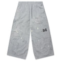 Cotton French Terry Deconstructed Sweatpant Heather Grey