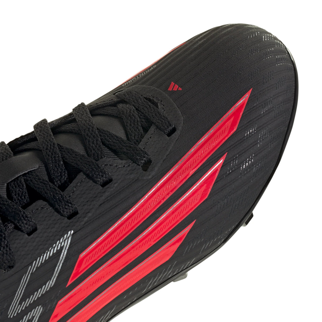 adidas F50 League FG MG Firm Ground Multi Ground Youth Soccer Cleats Black Red