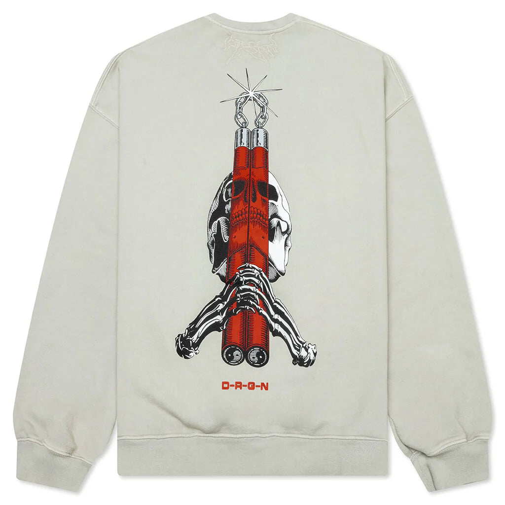 Bones II Oversized Crew Cement Corrosion