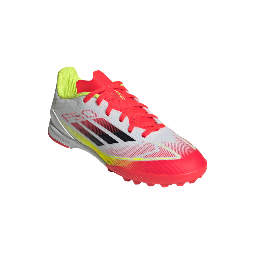 adidas F50 League Turf Boots Kids White Black