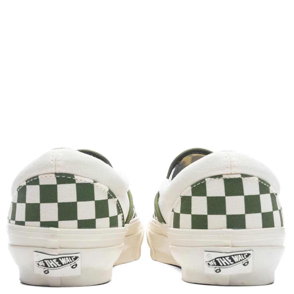 Premium Slip On 98 Checkerboard Pesto