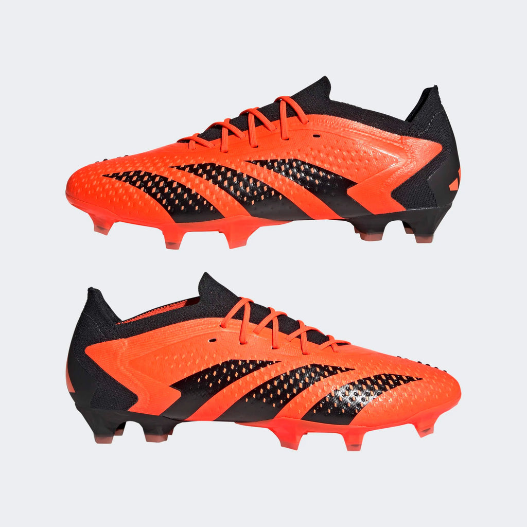 adidas Predator Accuracy1 Low FG Firm Ground Soccer Cleats Solar Orange Black
